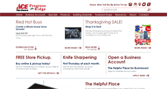 Desktop Screenshot of acehardwareprogressridge.com